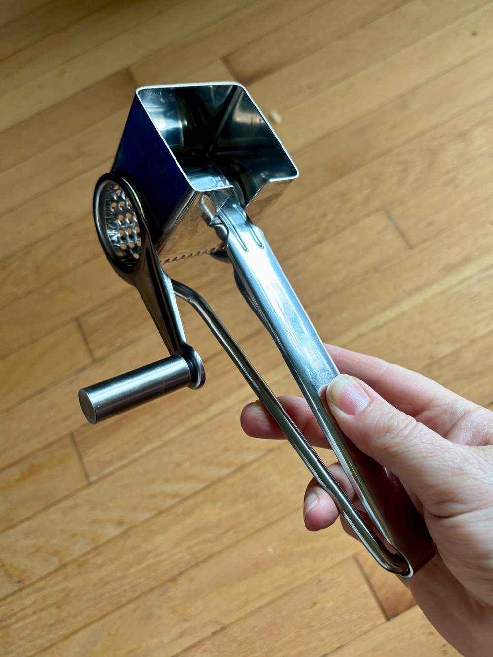 Stainless Steel Hand Crank Grating Mill
